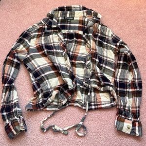 Plaid Button Down Shirt Size S